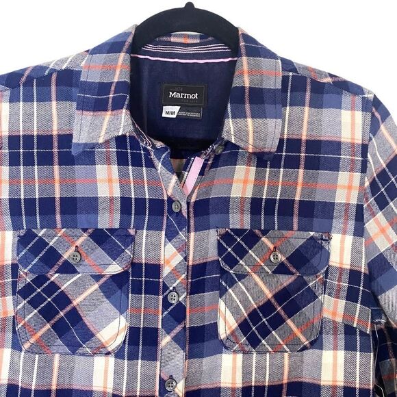 MARMOT Bridget Mid-weight Flannel Shirt - Picture 5 of 15